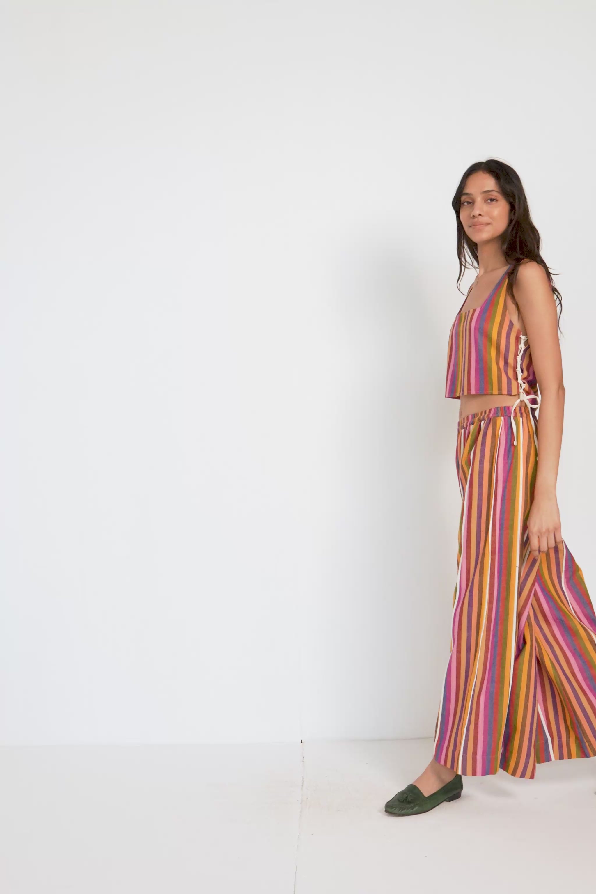 CLOVER PANTS | CRAYON	STRIPES