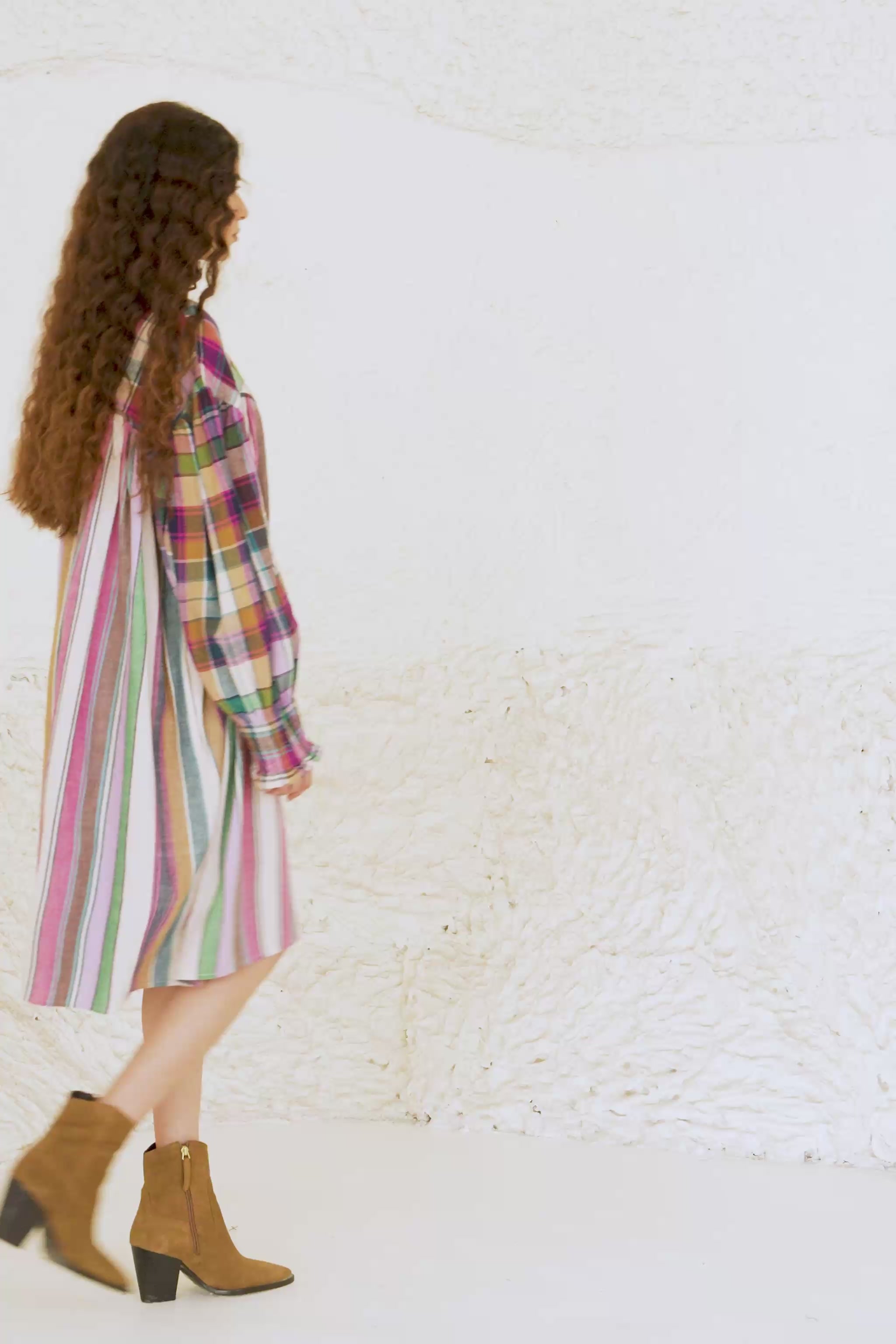 AUTUMN DRESS | JUNO CHEX X STRIPES