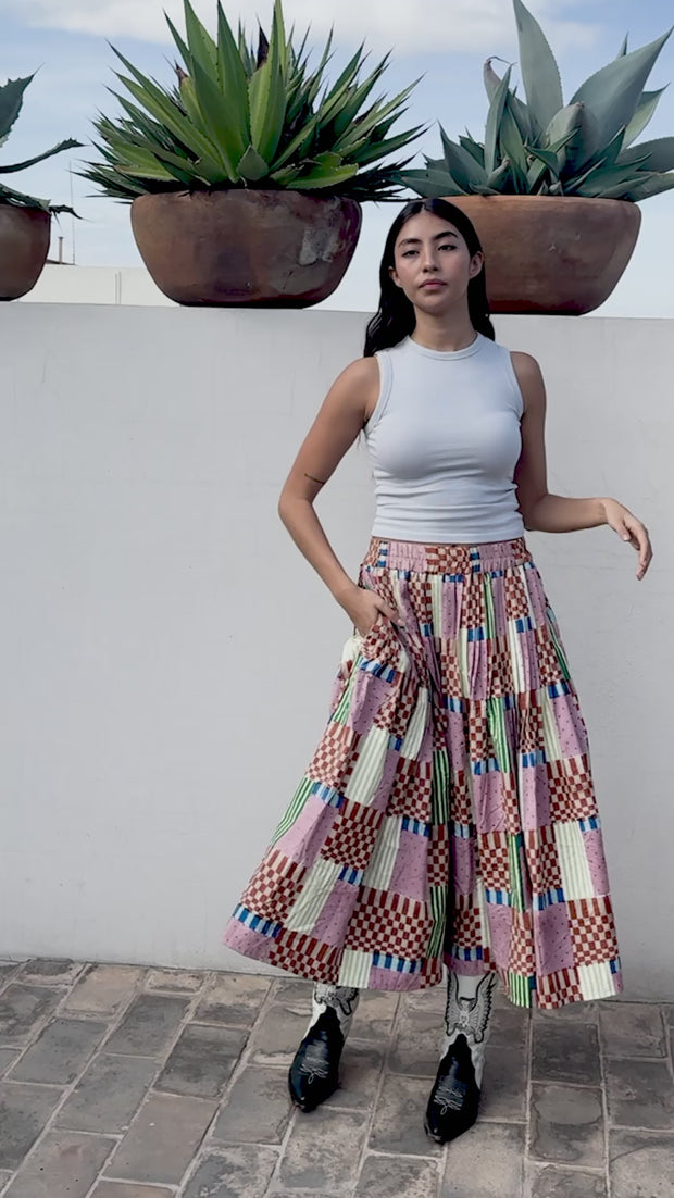 Buy RHYTHEM SKIRT | CHECK MATE – Rujuta Sheth