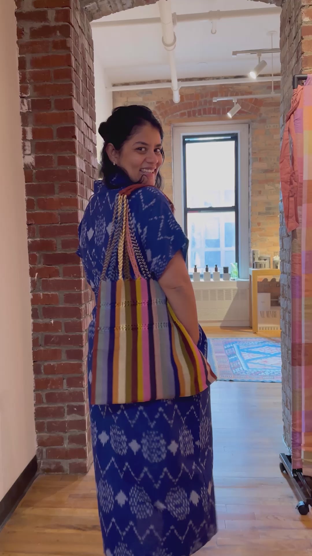 NAYA KAFTAN DRESS | OCEAN IKAT