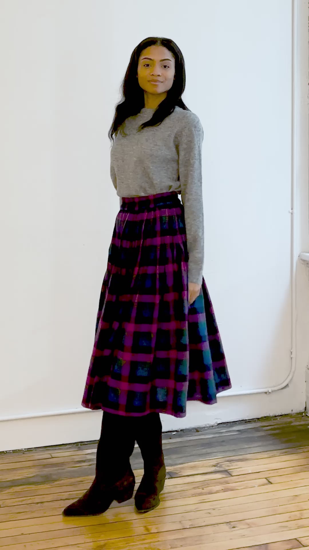 RHYTHEM SKIRT | HERITAGE CHEX