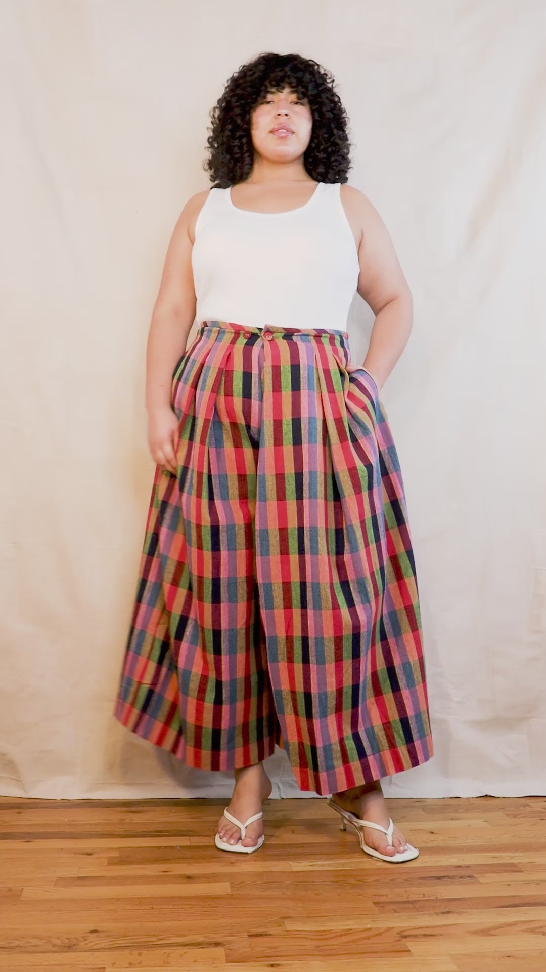 FRIDA PANTS | LOVEBIRD CHEX