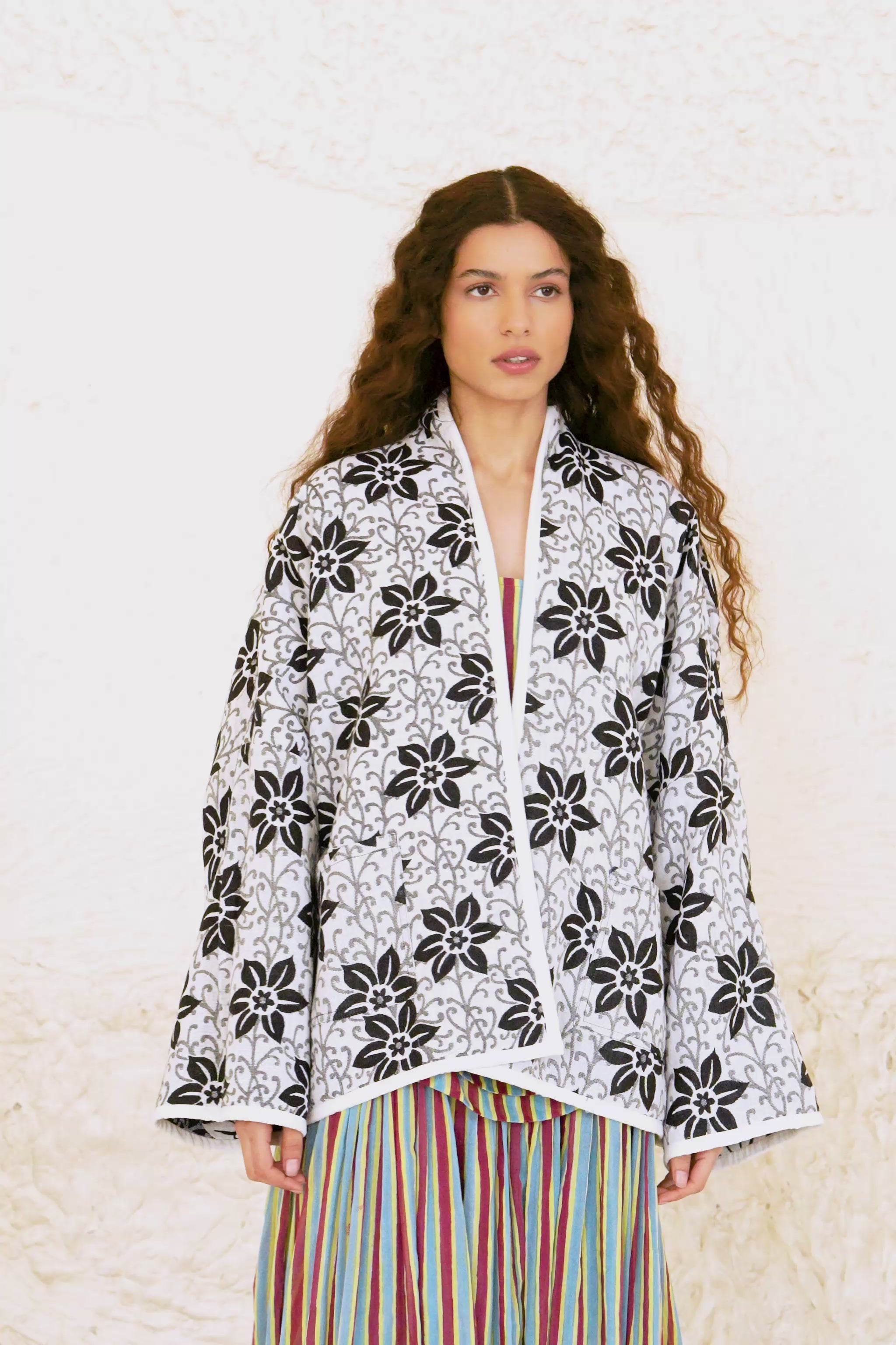HERITAGE JACKET | NIGHT JASMINE JACQUARD