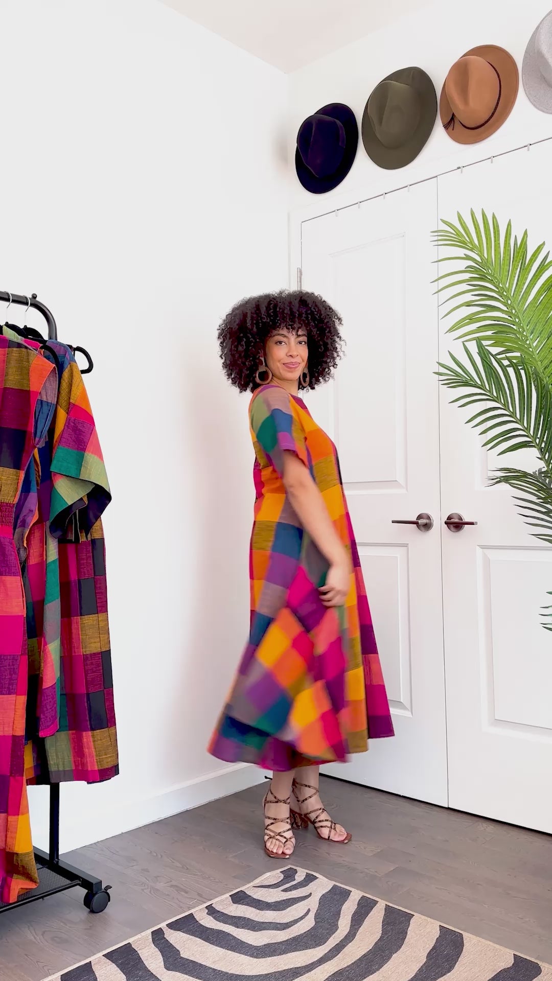 OCTOBER FLARE DRESS | MULTI CHEX