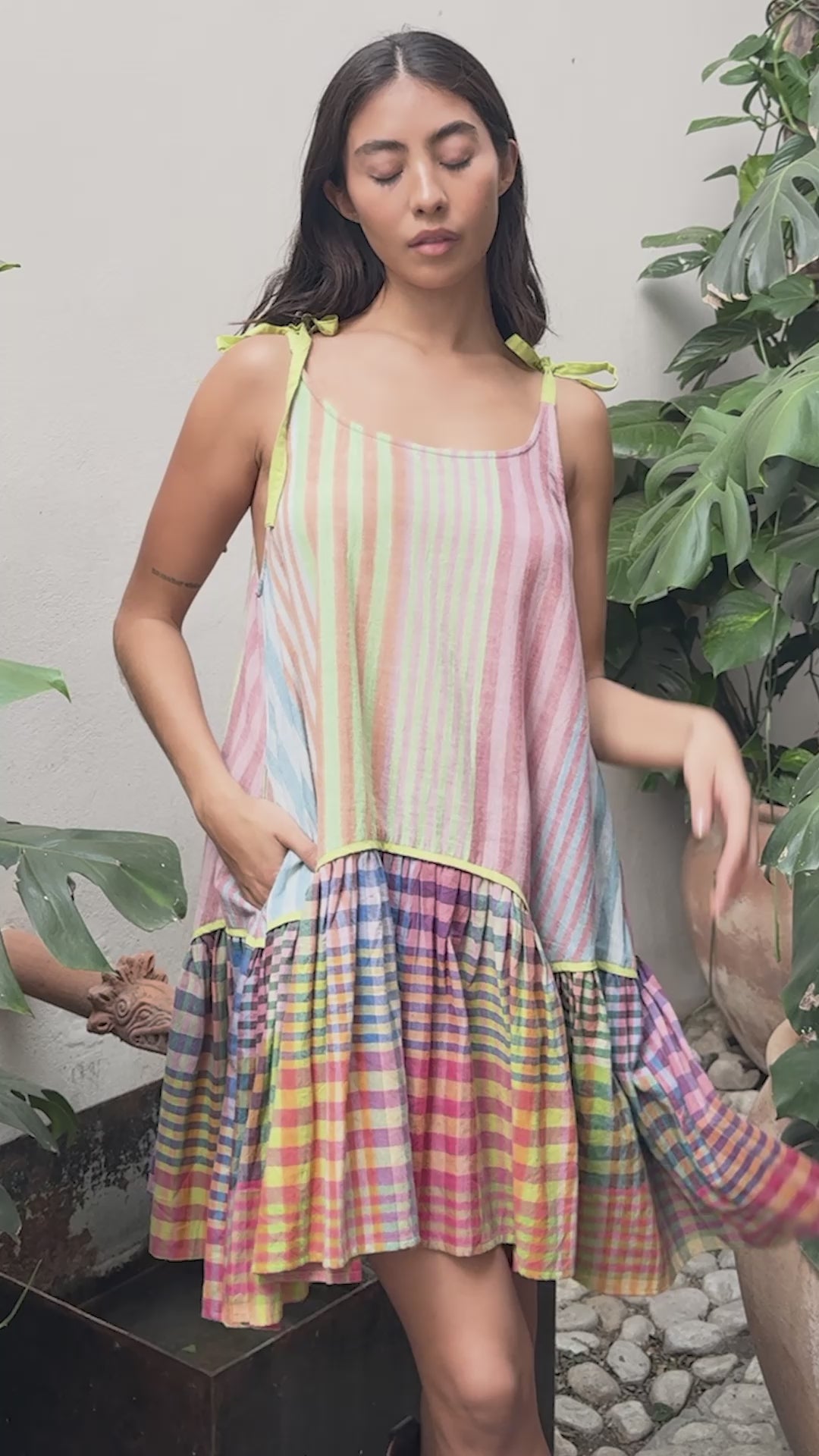 JADE TUNIC | POSTCARD STRIPE X CHEX