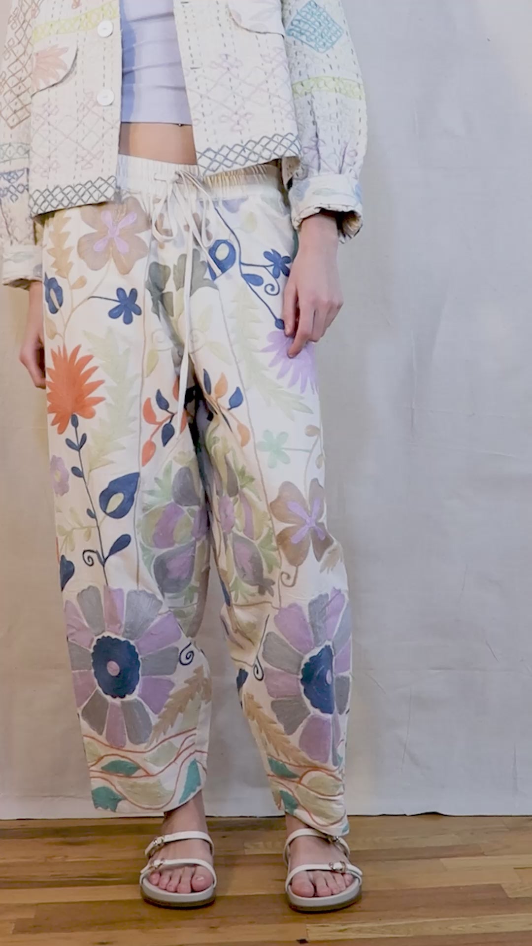 MARKET PANTS | GARDEN MOSAIC