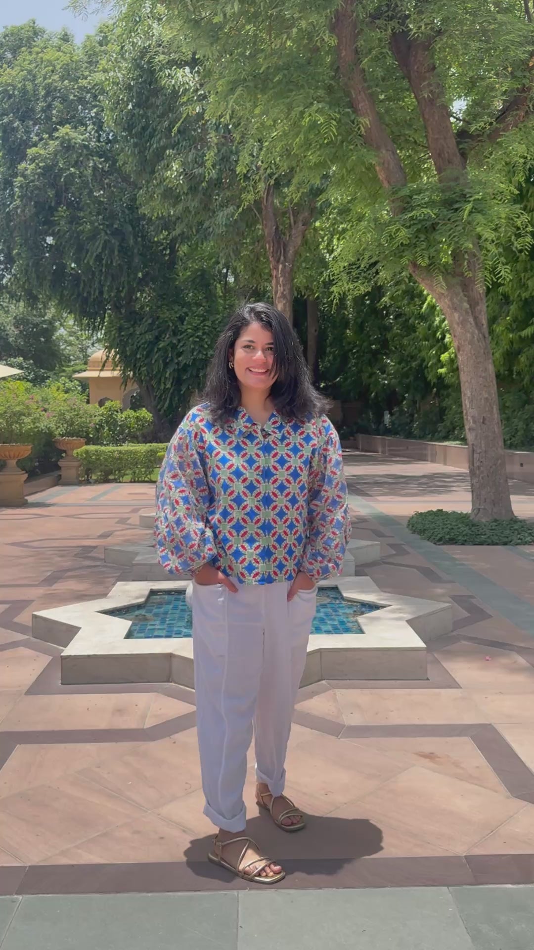 CAMILA SHIRT | TULUM PRINT