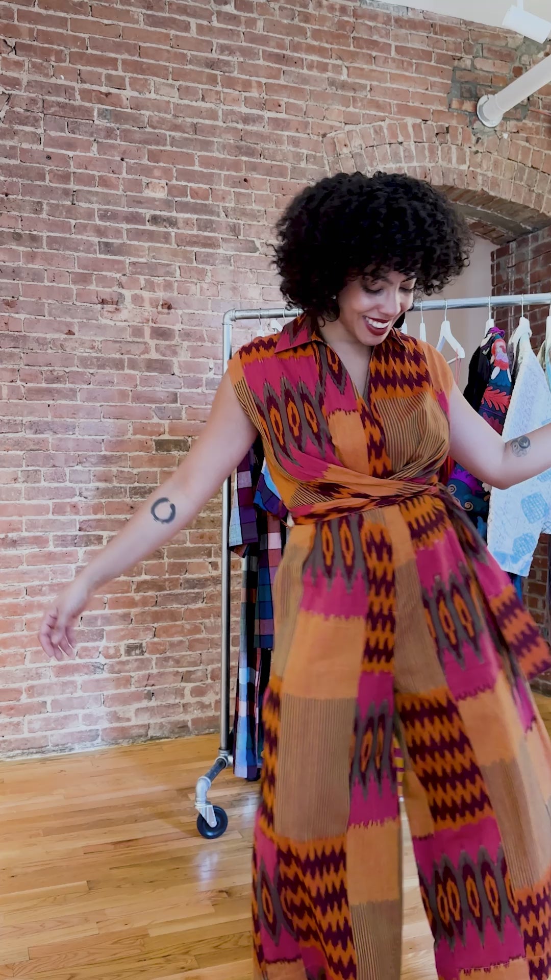 CHLOE JUMPER |  MYSTIC IKAT