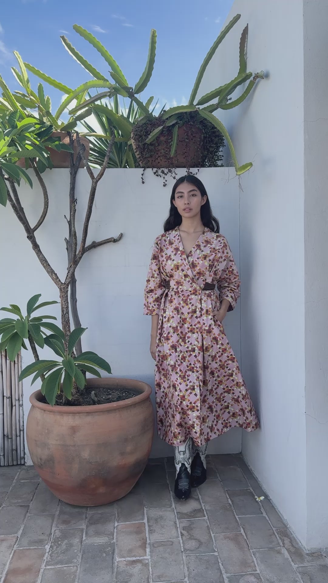 NOVA WRAP DRESS | HALO PRINT