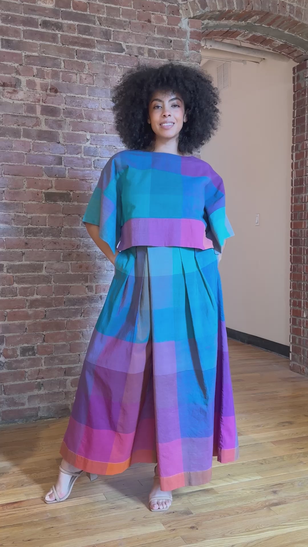 FRIDA PANTS | AURA CHEX