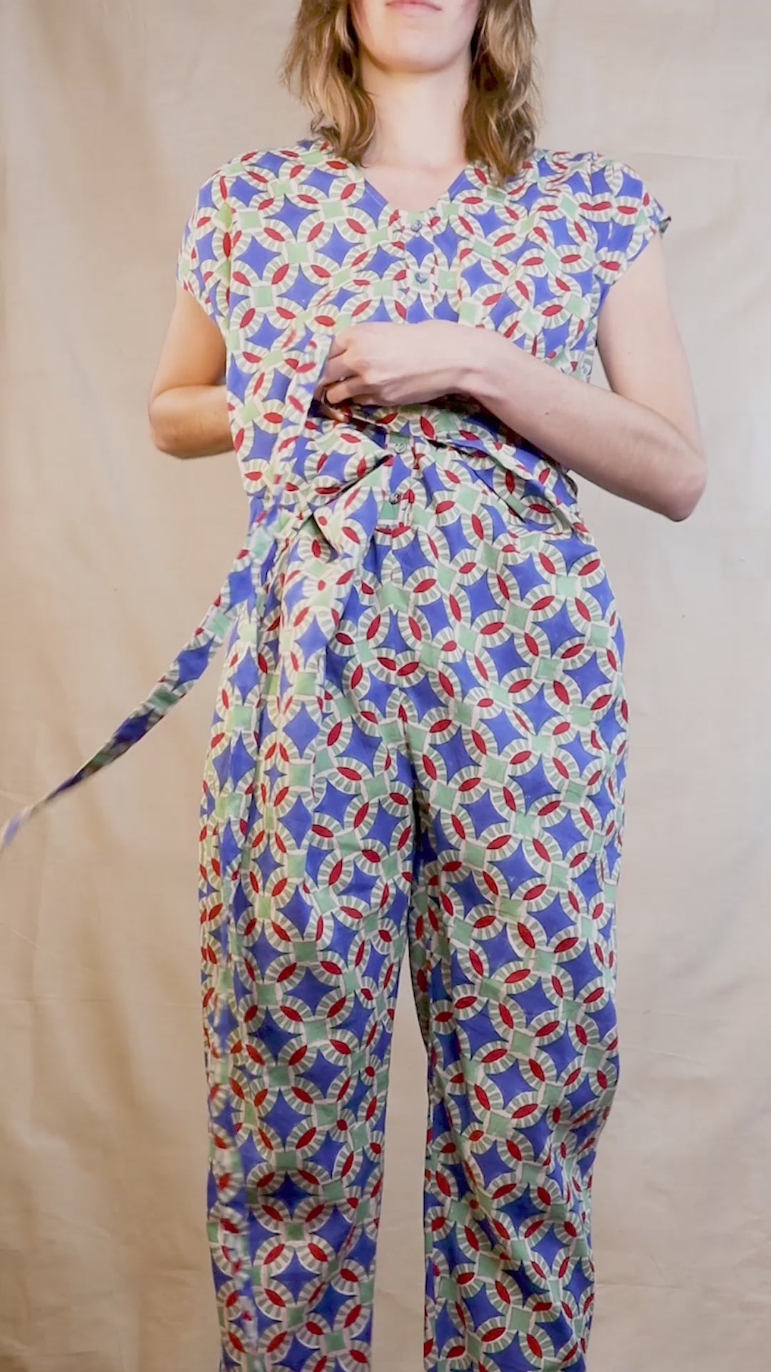 VENUS WRAP JUMPER | TULUM PRINT