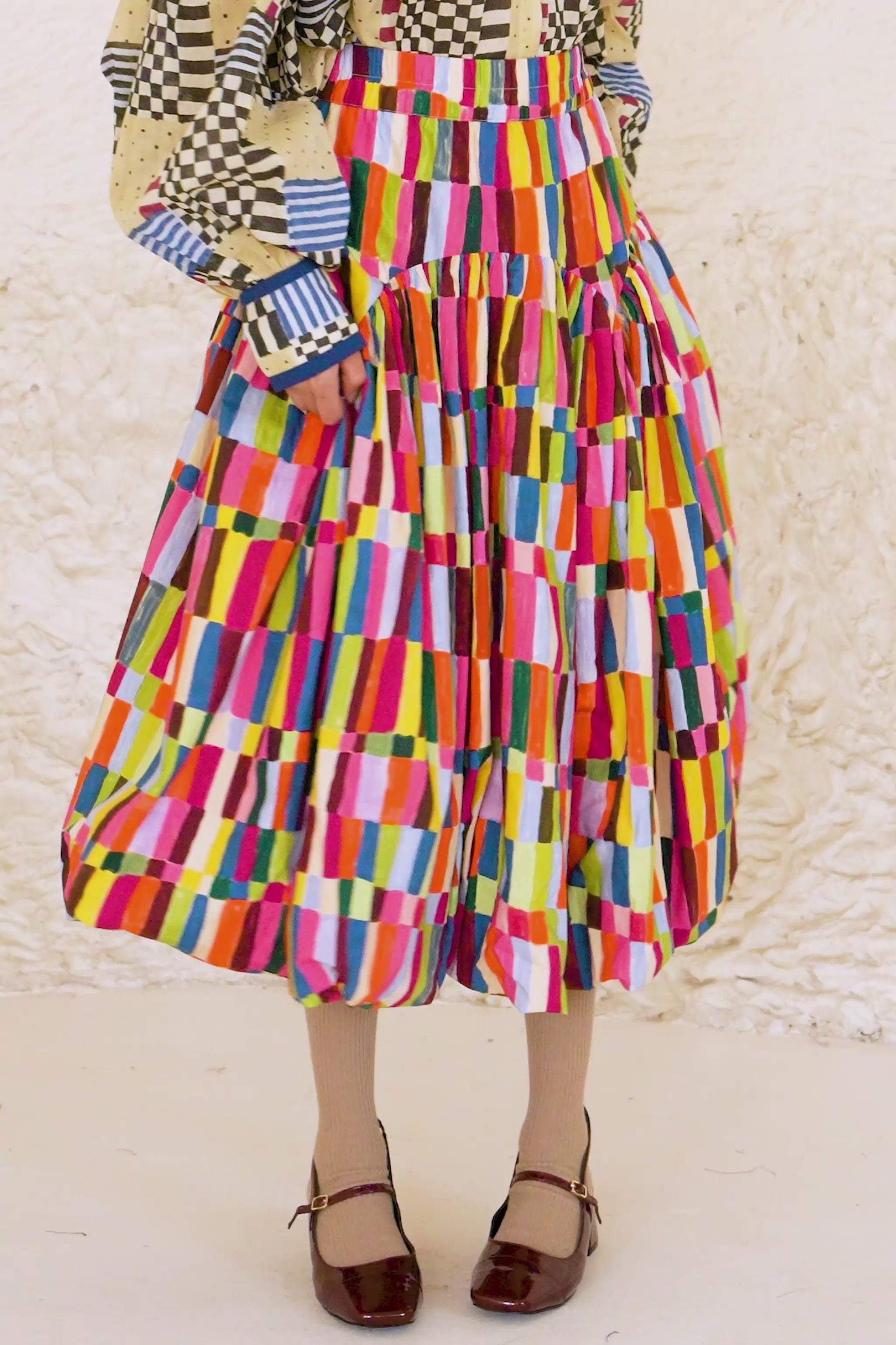 LUNA SKIRT | PARASOL PRINT