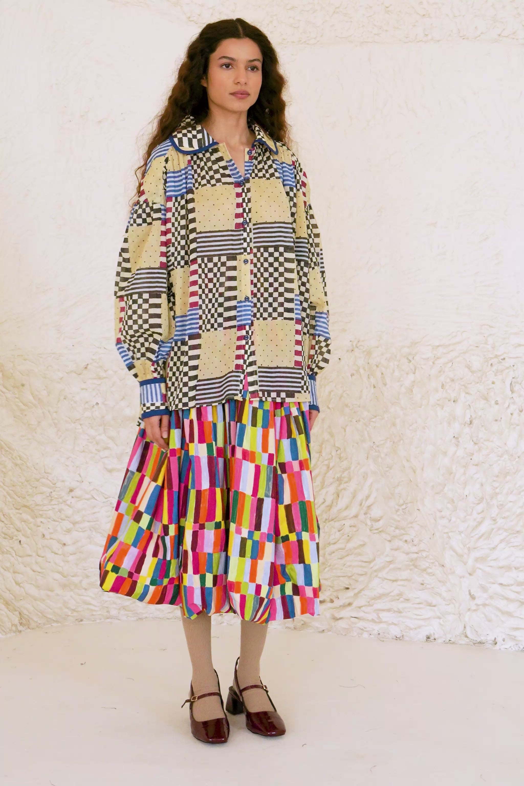 MARIGOLD SHIRT | CHECKMATE