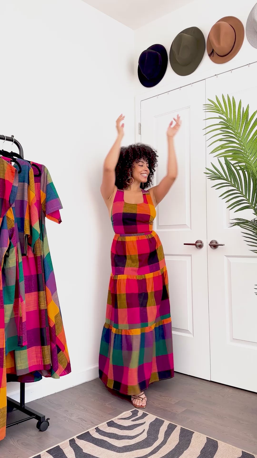 GEMA TIER DRESS | MULTI CHEX