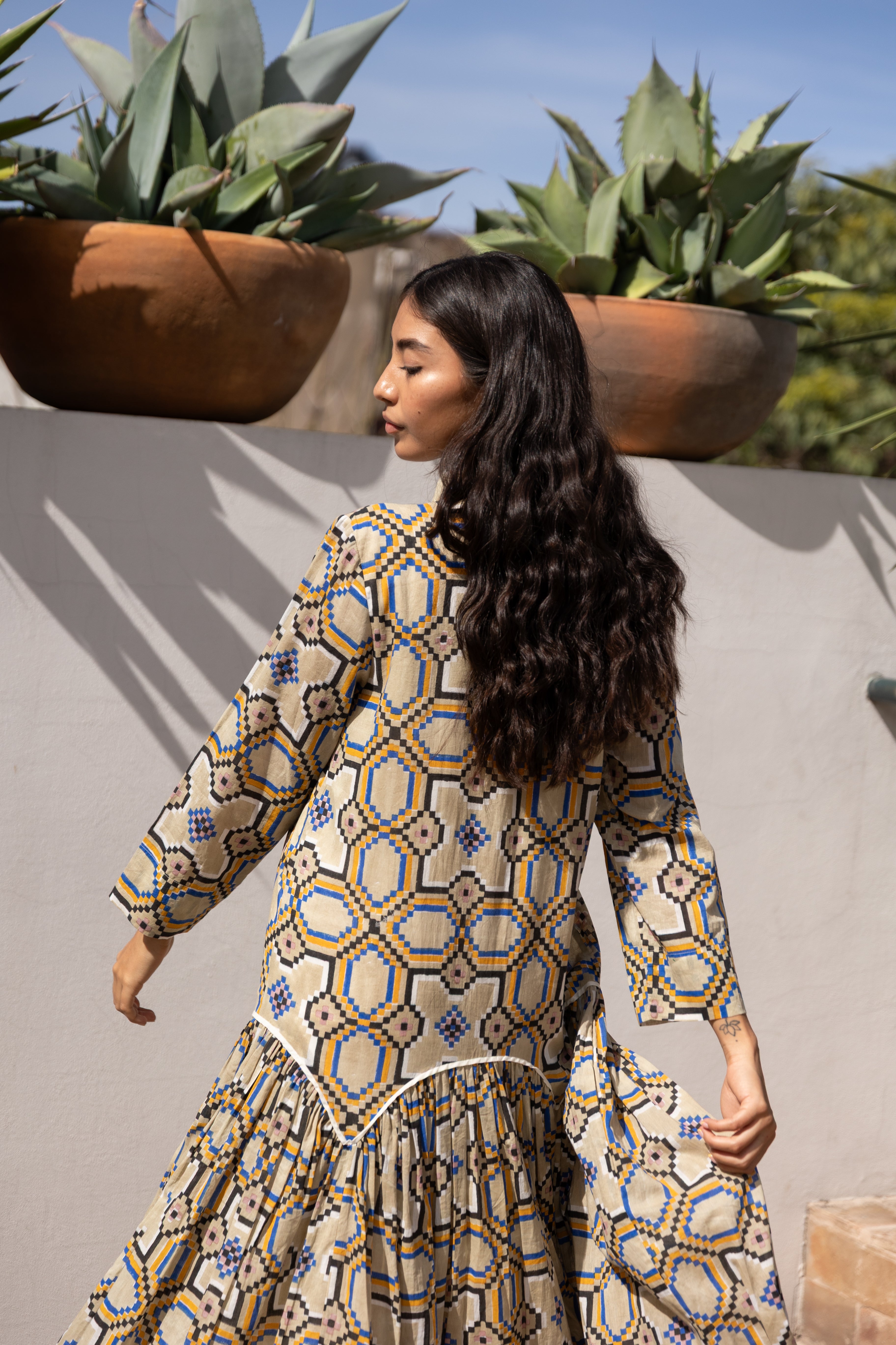 LEILA SHIRT DRESS | COURTYARD OAT