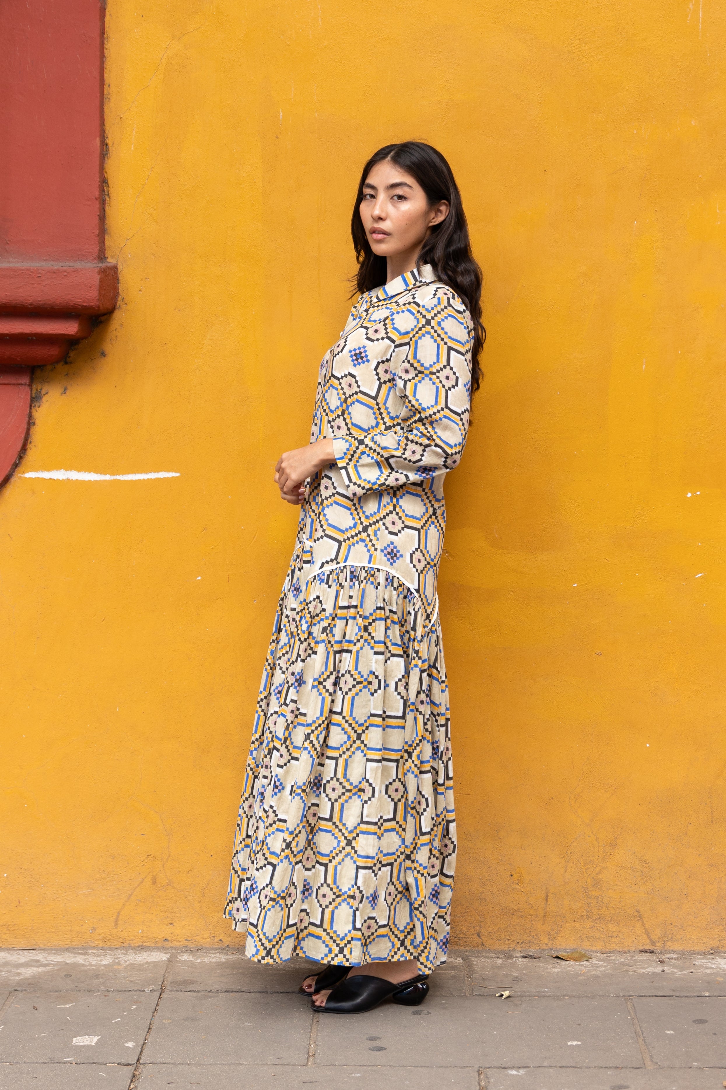 LEILA SHIRT DRESS | COURTYARD OAT