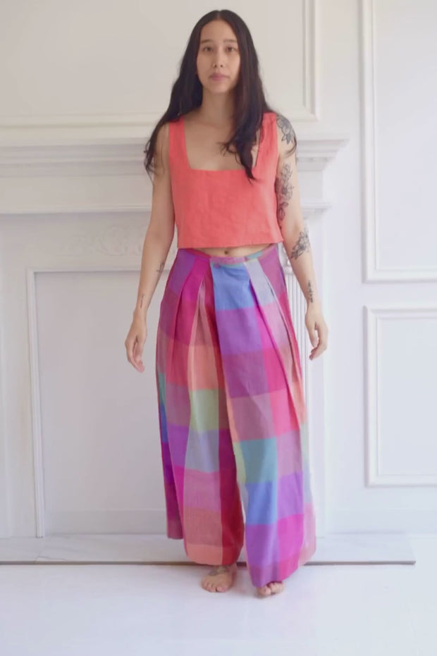 Buy Frida Pants | Prism Chex Bottoms – Rujuta Sheth