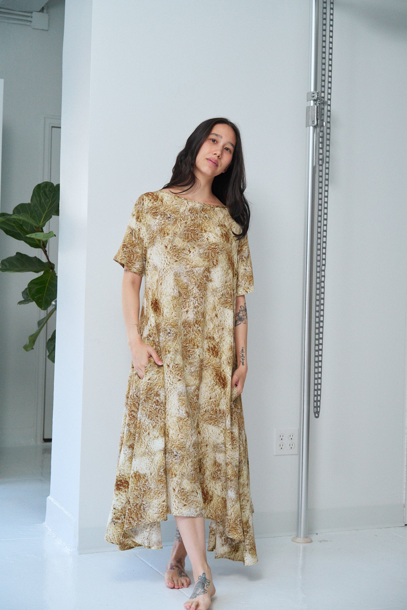Online Exclusive | October Flare Dress | Desert Print