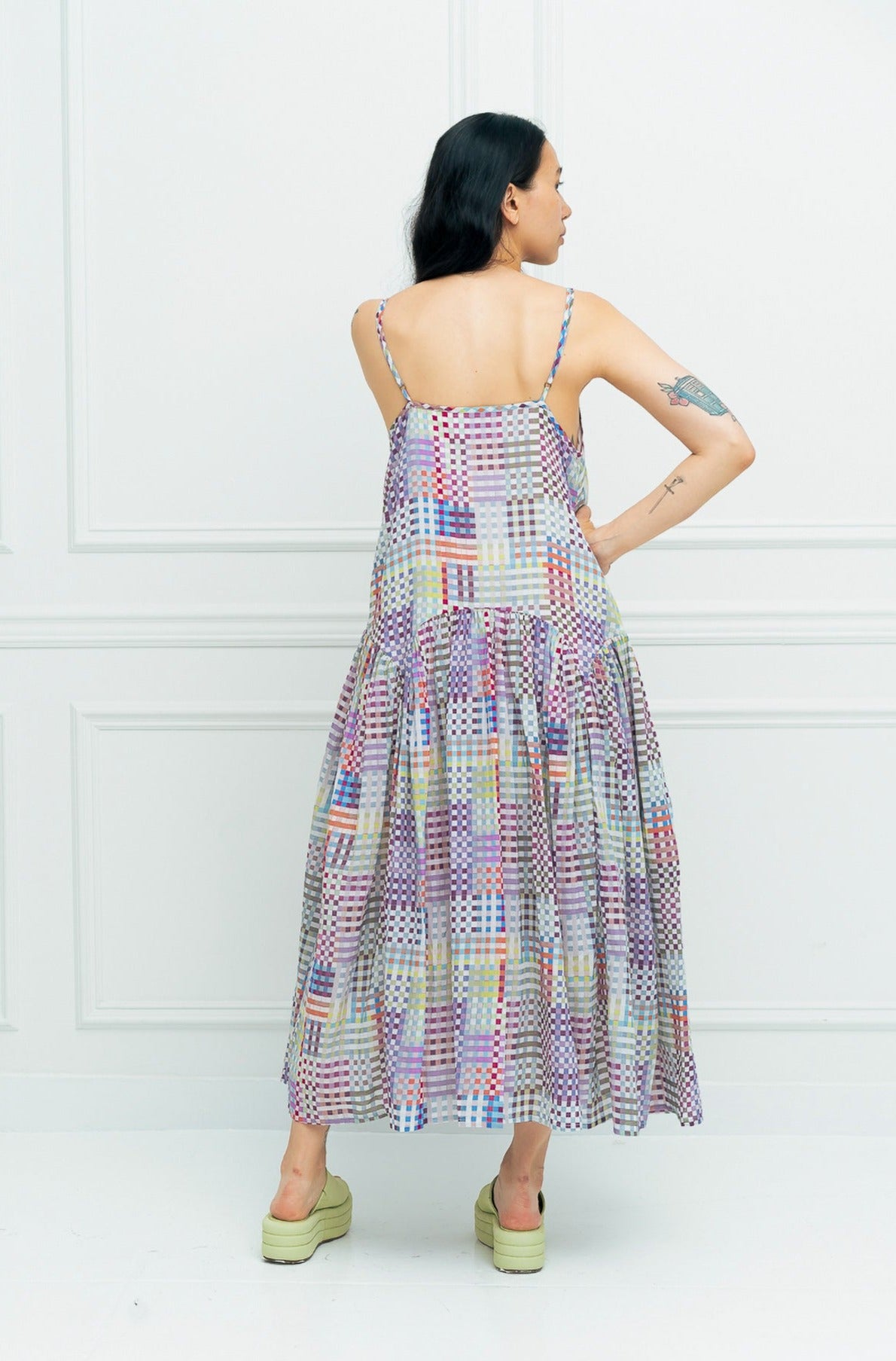 Leila Dress | Day Rubix Print