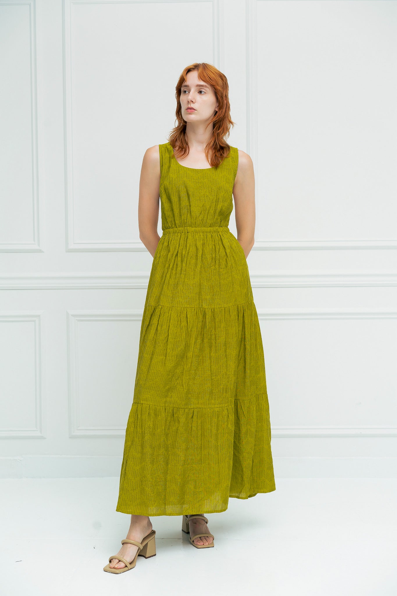 Gema Tier Dress | Flaxen