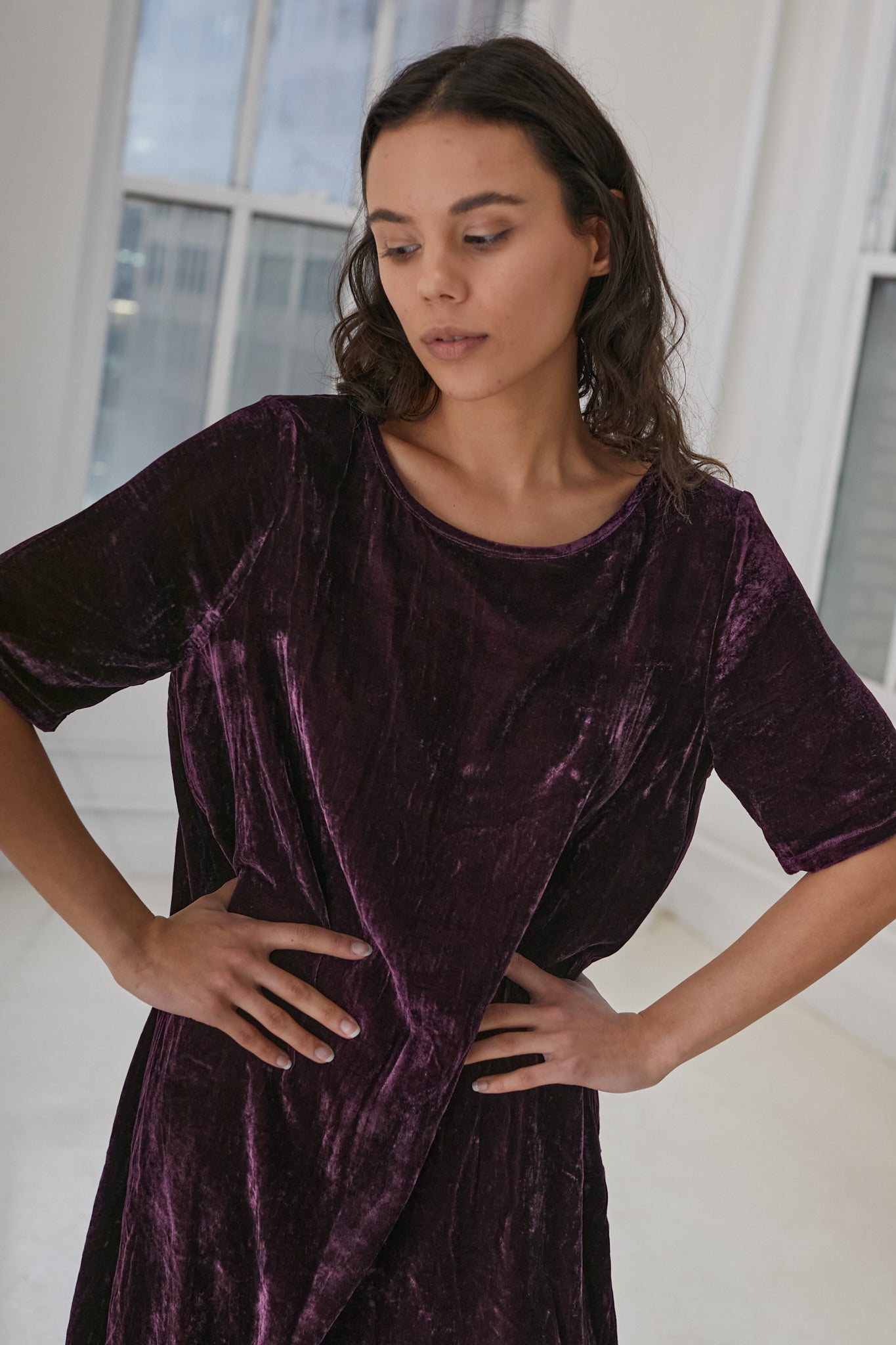 Flare Dress | Grape