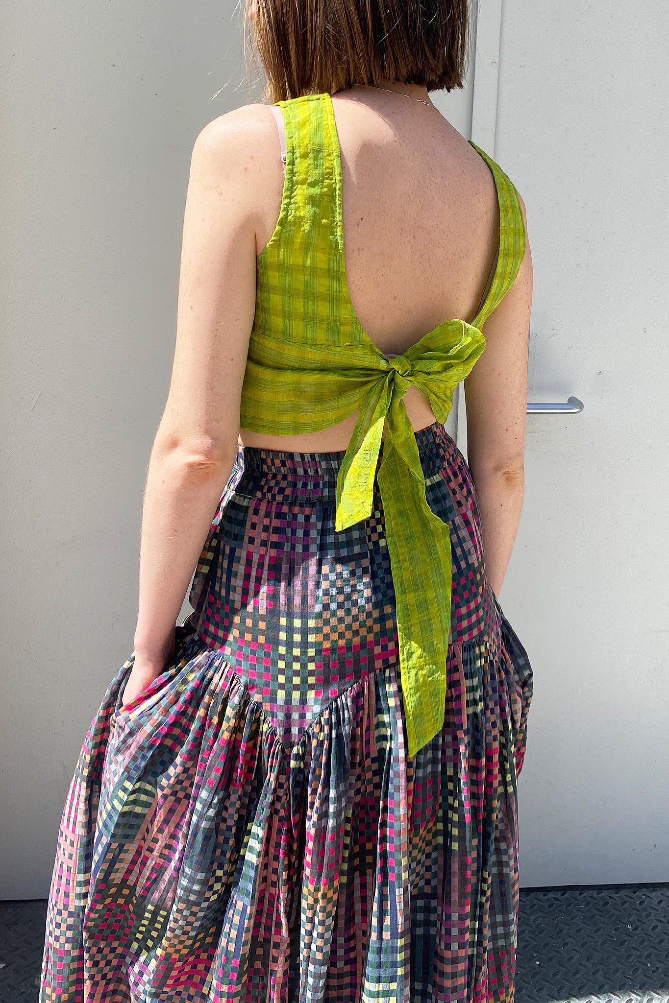 Leila Skirt | Night Rubix Print
